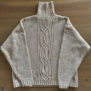 R&R cable-knit sweater